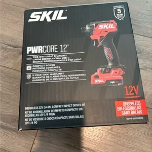 PWRCore 12V Brushless Impact Driver - Red